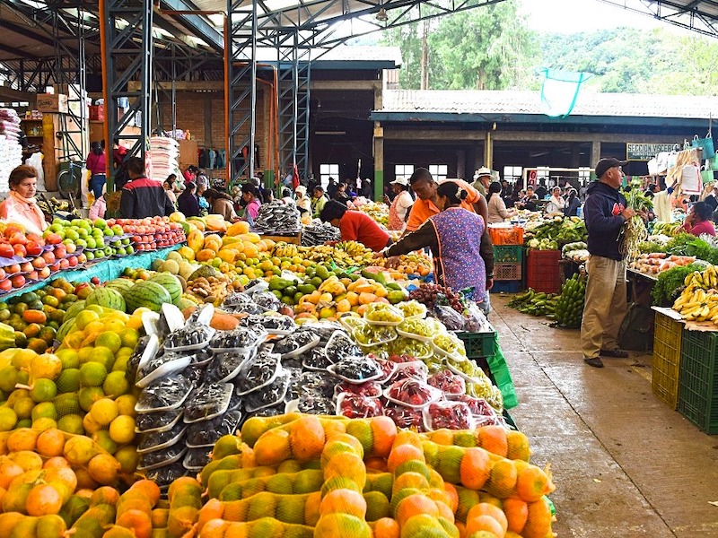 Kolumbien Highlights Markt Silva